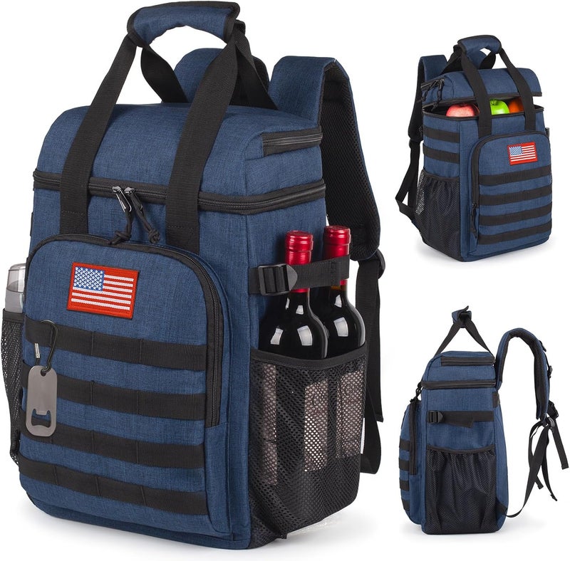 ATRIPACK Tactical Backpack Cooler,Lunch Backpack for Men Adults Work with Handle，Soft Cooler Backpack Insulated Waterproof Leak Proof - Image 1